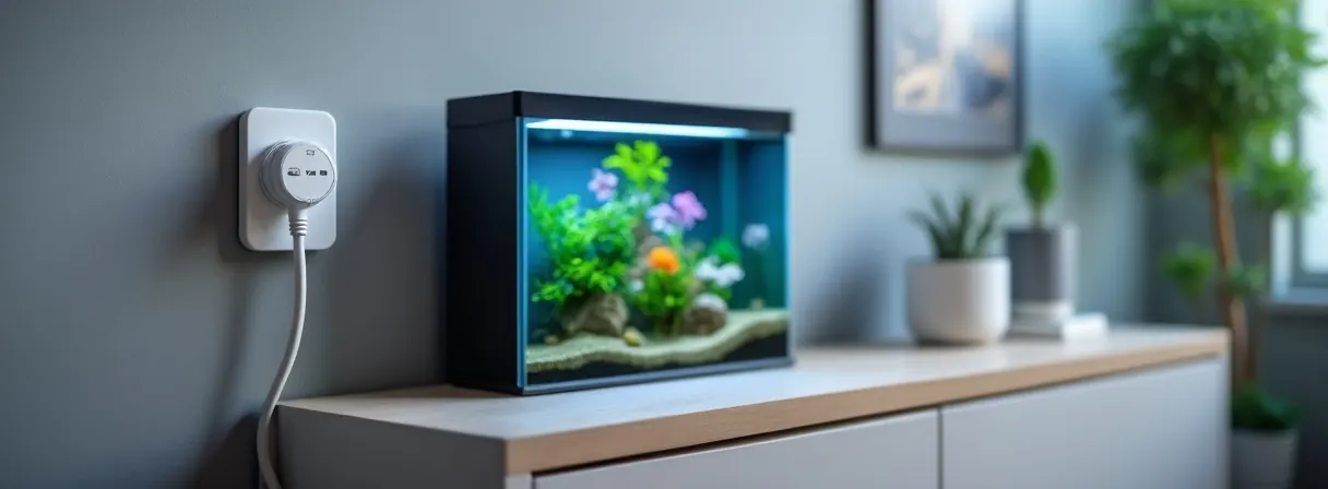 Zeitschaltuhr für die Aquarienbeleuchtung an der Steckdose